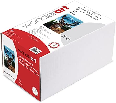 Wonderart Classics Deer Latch Hook Kit, 20" X 30" (426403)