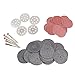 Zonster 60pcs HSS Mini Mini Scie Circulaire Set Set Résine Jouets Découpé Disque Disque Diamant Coupe-métal Power Tool d'alimentation pour Percer