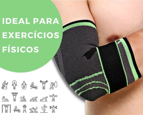 Cotoveleira de Compressão Ortopédica Tendinite Artrite fitness protetor de cotovelo bilateral e ajus