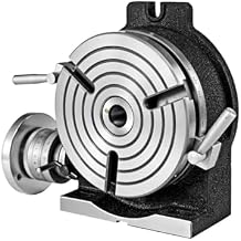 Rotary Table 8 Inch/200 MM Horizontal Vertical Rotary Table MT-3 3-Slot / 4-Slot for Milling 360 Degrees8-inch 3-slot