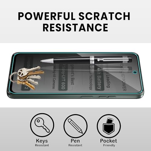 Image of FIRST MART Privacy Tempered Glass for Motorola G67 Power & Moto G57 Power, 2 Pack | Anti-Spy 9H Screen Protector, Edge-to-Edge, Case-Friendly, Scratch Resistant, Bubble-Free