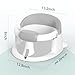 ONTHEWEI Baby Bath Seats for Babies Sitting Up, Non-Slip Baby Bathtub with 3 Suction Cups, Safe & Comfortable Toddler Bath Seat Ideal for Baby Bath/Shower Support, Stable Design, Grey (6-24 Months)