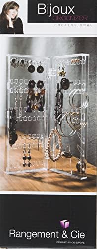 Compactor Vertical Jewellery Holder Stand, Transparent, Polystyrene