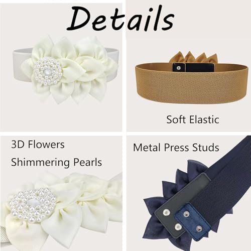 Ceinture vintage bouton pression pour ceintrer les vêtements amples