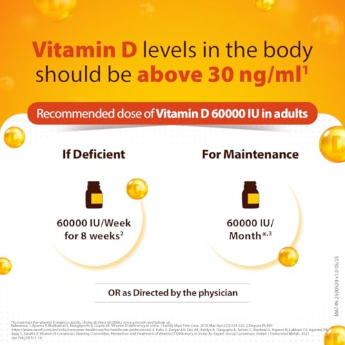 Image of DePURA Vitamin D3 Oral Solution 60000 IU | Cholecalciferol 60000 IU Vitamin D3 Nano Shots | Clinically Proven | 34% Better Absorption | Sugar Free - 5ml Ready to Drink Shots