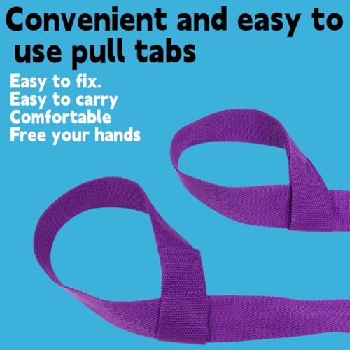 ZDL Correa para Esterilla de Yoga,2 piezas Porta Esterilla Yoga,Correa de Transporte para Esterilla de Yoga Todos,Adjustable para Hombro, Pilates, Yoga, Ejercicios, Aeróbica, Colchoneta Fitness - Imagen 4