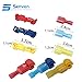 Senven® 130Pcs T-Tap Terminal Cable, T-Tap Empalme Rápido Kit, Grifo de Empalme...