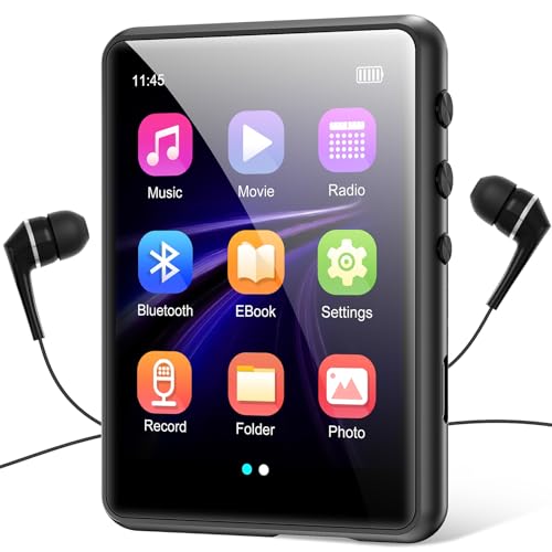 Conrian 64GB Bluetooth Mp3 Player, 2.4" Touch Screen with Speaker by Conrain - Used condition - US$21.88