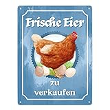 Das Schild macht sich perfekt als Aushängeschild für den eigenen Bauernladen oder -stand, wo frische Hühnereier verkauft werden. Verschenke es daher an Landwirte und Hühnerbesitzer zur Eröffnung oder zum Geburtstag.