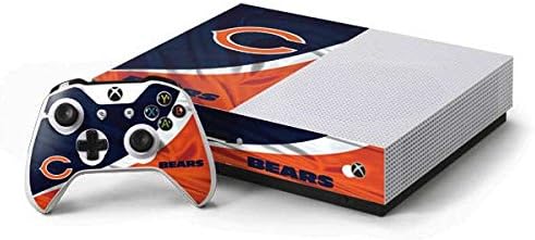 Skinit Decal Gaming Skin Compatible with Xbox One S Console and Controller Bundle - Officially Licensed NFL Chicago Bears Design