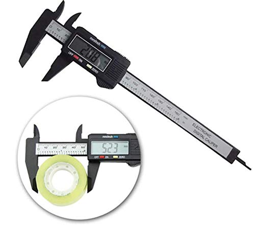 6inch 150mm Electronic Digital Caliper Ruler Carbon Fiber Composite Vernier-image-26