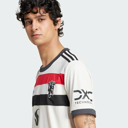 Image of adidas Mens Football /Soccer Jerseys | MUFC 3 JSY | White |