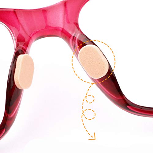 HEALLILY 10Pcs Almofadas de Nariz Não Almofadas de Nariz Óculos de Proteção de Nariz Óculos Almofada