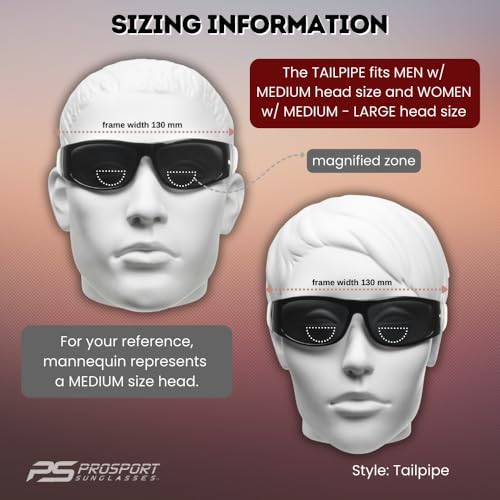 proSPORT Bifocal Sunglass Readers Sports Wrap Full Frame Wind Proof Prevent Dry Eye Driving Motorcycle Cycling Men Women3