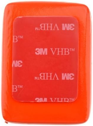 Goliton Floaty Float Box Sponge with 3M Adhesive Anti Sink Compatible for GoPro HD Hero 1 / Hero 2 / Hero 3 / Hero 3+/Hero4 /Hero5 /4 Session/5 Session XiaoYI Xiaomi- Red