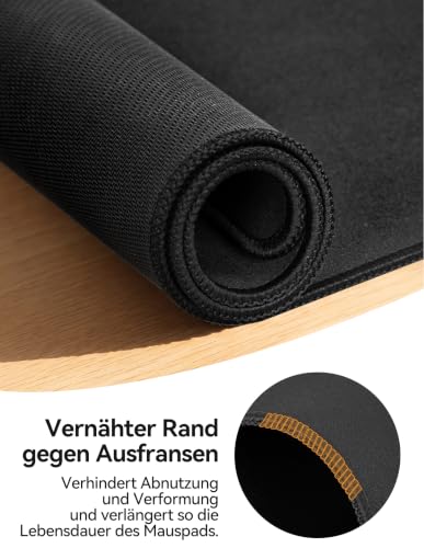 TECKNET Übergröße Gaming Mauspad 1200x600mm XXXL Mousepad, Wasserfest Gewebe Tischunterlage Large Size Gamer Mouse Pad… – Ansicht 6