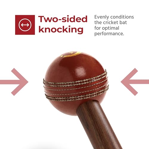 Image of Lifelong Wooden Ball Mallet for Cricket | Dual-Sided | Durable Wood Construction | Optimally Weighted for Effective Ball Preparation