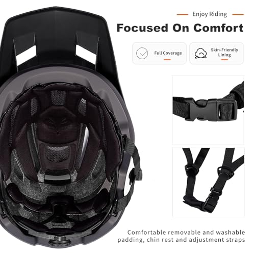 Casco de bicicleta de montaña ajustable para hombre y mujer 5