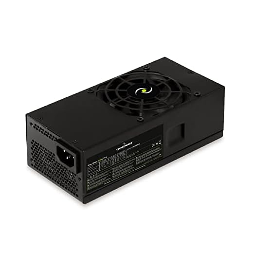 Tecnoware Power Systems - Alimentatore TFX 300 per PC, Ventola Silenziosa 8 cm, 3 x SATA, 1 x 24 Poli, 1 x 12V 4+4 Poli, 1 x Molex, Protezione Sovratensioni, Sovraccarico, Corto Circuito