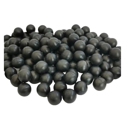 CSFFA Bille en caoutchouc ronde noire solide, diamètre 2/2,5/3/3,5/4/4,5/5,5/6/6,5/7/7,5-12 mm, boule élastique, boule en caoutchouc résistante à l'usure industrielle(5PCS,3mm)