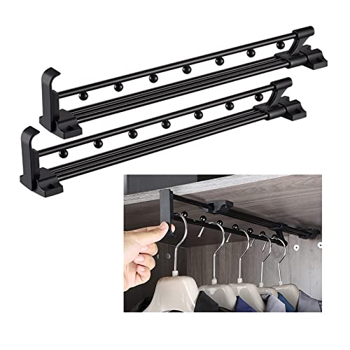 Barres de suspension robustes et amovibles de 40 cm pour penderie - 2
