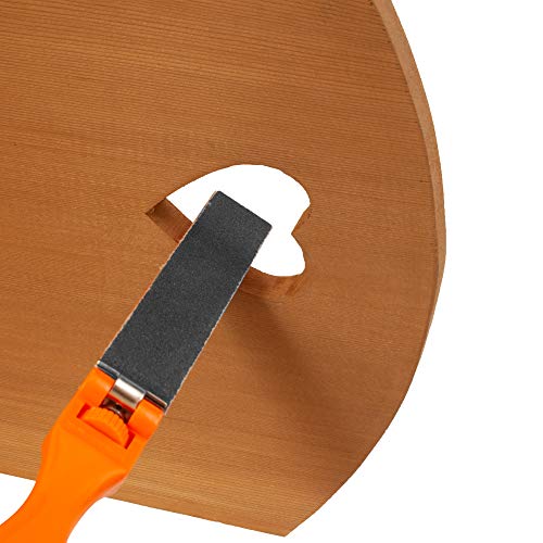 Flat File Sanding Stick With Replaceable Abrasive Strips For Sanding Shaped Objects On Wood And Some Metal. Ideal For Woodworking, Furniture, Restoration, Cabinets, Or Automotive Use #TOP4