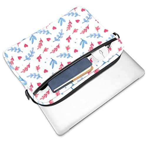 Sac à bandoulière pour ordinateur 13-14.5 pouces motif feuilles