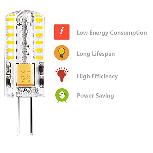 Dopkuss G4 Led Bulbs 12V Led Light Ac/Dc Bi-Pin Base Landscape Light Bulbs 3 Watt 12V Light Bulb - G4 Bulb Led Lighting Equiavlent To 30W Low Voltage Warm White 2700K 10-Pack #TOP3