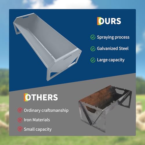 Garvee Livestock Feeder, 45.13" Hay Feeder for 10 Sheep Once by Garvee - Used condition - Image 4