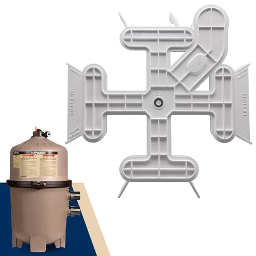 Swimables DEX2400C Manifold Assembly Replacement for Hayward Pro-Grid and Micro Clear | Also Replaces V60-105 and 25357-700-000 Hayward DE Filter Manifold | with Built-in Breather Tube | Made in USA