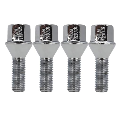 �n�u�{���g Compatible With For 1 3 5 7 Series E81 E87 E46 E90 E93 E60 E61 E53 Z4 Z8 E89 E52 4x �Ԃ̃z�C�[�����O�{���g�i�b�g M12x1.5 26 �~�����[�g��