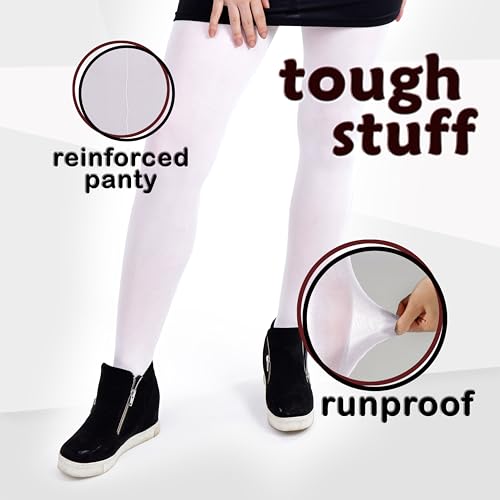 Image of Silky Toes Women's 60D Soft Opaque Tights 1-2 Pairs -Black White And Colored Stockings for Women