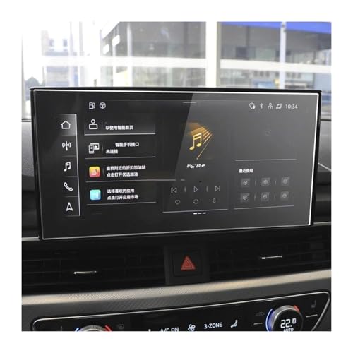 Protection verre trempé Audi A4 anti-rayures pour écran de navigation