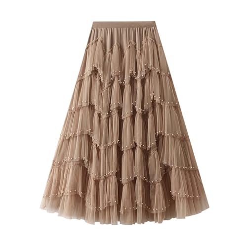 Robe d'été évasée en tulle résolvant l'inconfort des tailles rigides