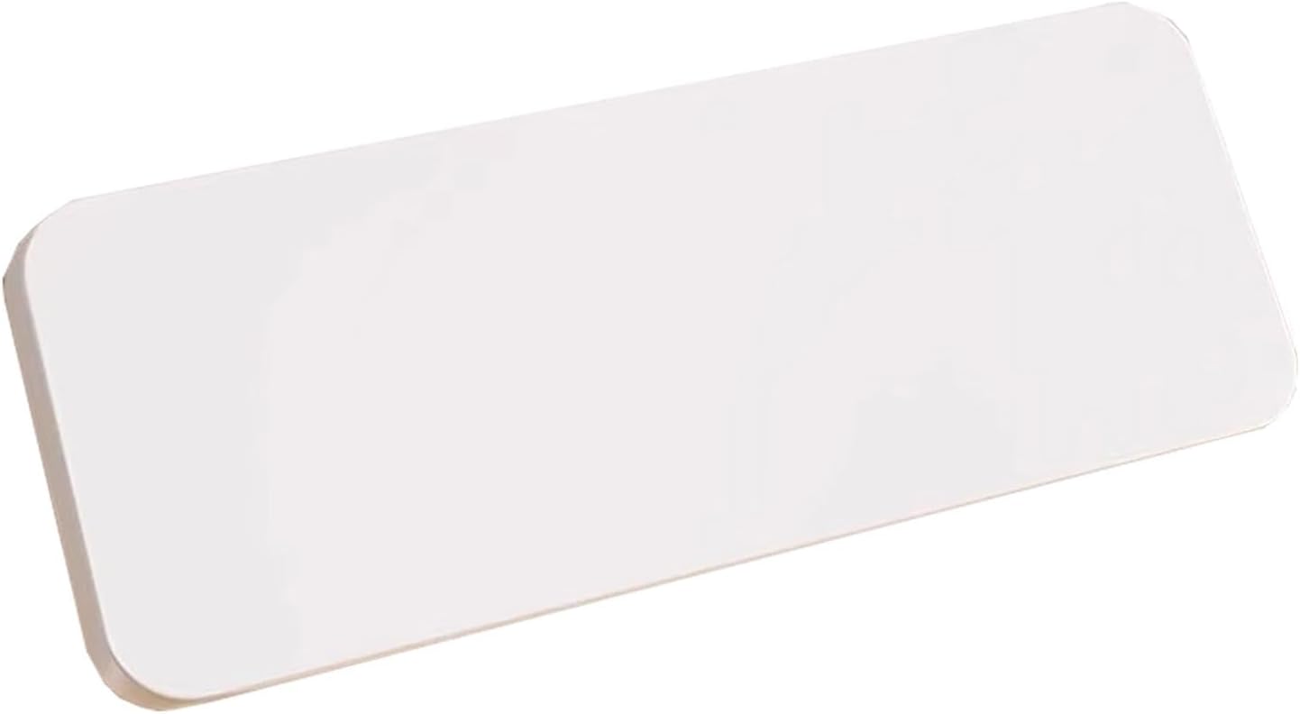 Wall-Mounted Folding Desk - Space-Saving Workbench & Dining Table for Kitchens Sewing Stations Crafting Bars - Compact White Design (70x25cm)