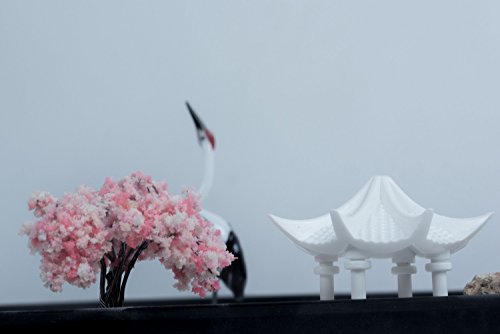 ICNBUYS Zen Garden Accessory - Mini Sakura Tree Height 2.76 inches 7 cm - Thumbnail 3