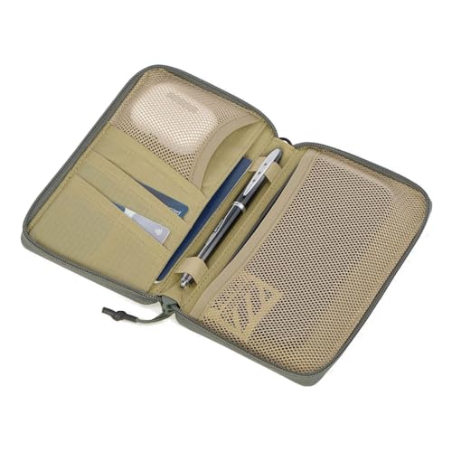 Image of VIKTOS Upscale Travel Wallet | Durable Weather-Resistant Compact Lightweight Tactical Everyday Carry Outdoor Storage Accessory Reinforced with a Carbon Fiber Chassis | 7.5 inch H x 4.5 inch W x 1 inch D, Greyman