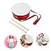 YARNOW 1 Set Marching Snare Drum Red Drum with Convenient Strap for Outdoor Activities and School Performances Enhances Rhythm Skills and Musical Exploration