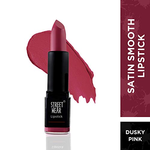 Image of Street Wear Satin Smooth Lipstick, Dusky Pink, 4.2g