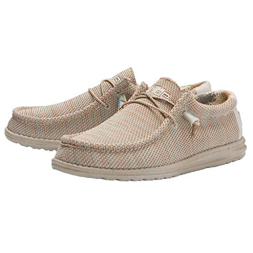 Image of HEYDUDE Men's Wally Sox | Retired Men's Shoes | Men's Lace Up Loafers | Comfortable & Light-Weight