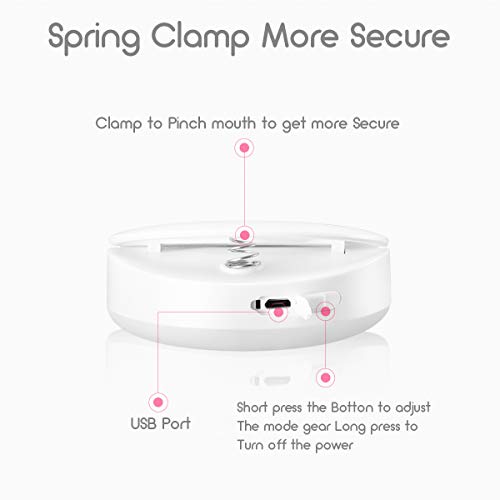 UURig Selfie Ring Light,Ricaricabile Luce