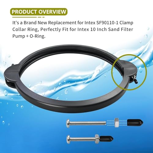 Collier de rechange pour filtre de piscine et vanne
