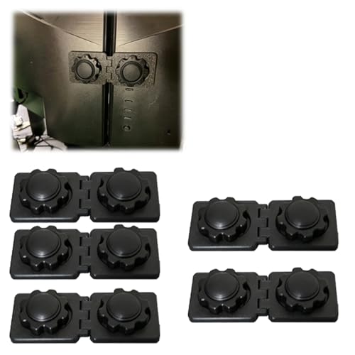 Universal Dual Monitor Alignment Clip Screen Alignment Connector for Multi Monitor Setup Monitor Positioning Tool for Office Desk & Workspace Organization 5Pcs