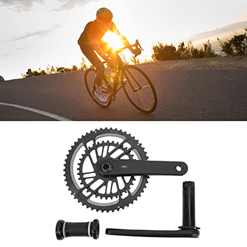 High Quality Aluminium Alloy Road Bike Crankset, Upgrade Bicycle Components, Replacement of Bicycle Equipment, Ultralight, Corrosion Resistant Road Bike Crankset with High Hardness