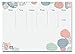 SIGEL JS201 Vade sobremesa, agenda semanal, A3, multicolor, 30 hojas - Jolie