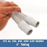CPAP-Schlauch 180cm Universeller Beatmungsgeräteschlauch Atemgerät Schlauch Kunststoff Beatmungsgerät Zubehör, 22mm Schlauchanschluss