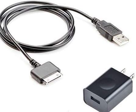 ANTOBLE 6.5ft USB Charging Cable & USB Charger AC Power Adapter Plug for Barnes & Noble Nook BNTV400 BNTV600, Nook HD 7" HD+ 9" Tablet 8GB 16GB 32GB