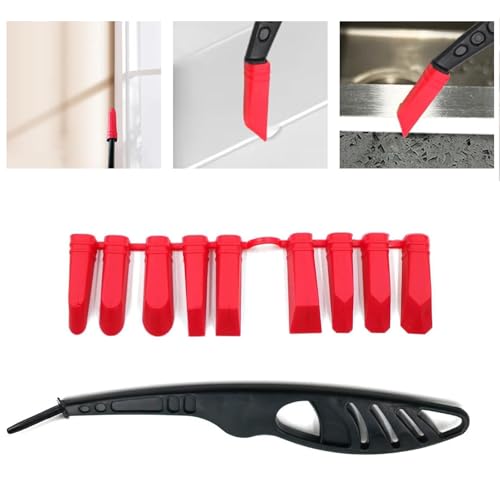 NCCHDZSW Fugenglätter Silikon 2 Set 9 Fugenformen Silikonabzieher Fugenabzieher Vielseitiger Silikon Abzieher Silikonglätter Fugenspachtel Fliesenfugen Silikonfugenglätter Silikonfugen Abzieher