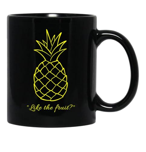 Ncis Hawai'I Pineapple Like The Fruit Yellow Black Coffee Mug, Gift Coffee Mug