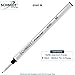 6 Pack - Schmidt 6040 FineLiner Fiber Tip Metal Refill - Black Ink